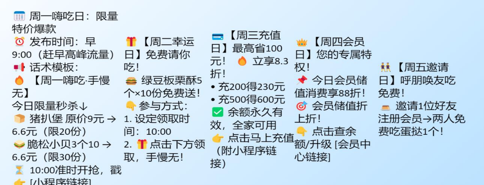 KimPos 烘焙社羣自動化週期推送