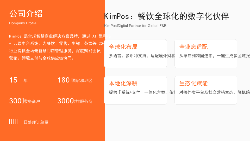 KimPos 全球化佈局與核心能力